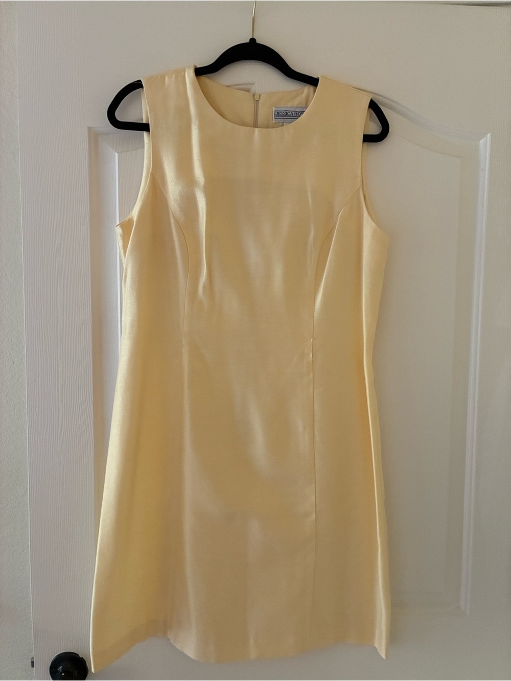 Jessica Howard Pale Yellow Sleeveless Shift Dress & Jacket - Picture 3 of 8